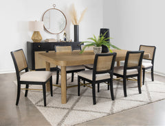 Arini Extension Leaf Dining Table Set Sand Wash and
