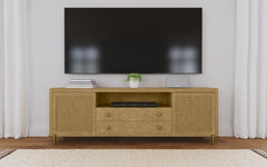 Arini Rattan Cane 2-door TV Stand Media Console