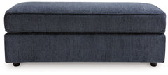 Azure Oversized Accent Ottoman