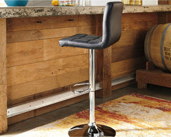 Bellatier Tall Upholstered Swivel Barstool