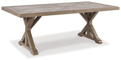Beachcroft RECT Dining Table with Umbrella Option