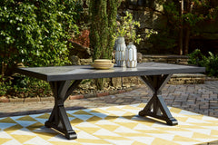 Beachcroft RECT Dining Table with Umbrella Option