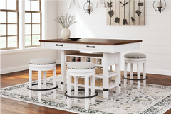 Becky Counter Height Table w/ 4 Stools