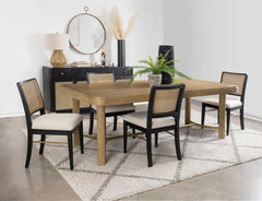 Arini Extension Leaf Dining Table Set Sand Wash and