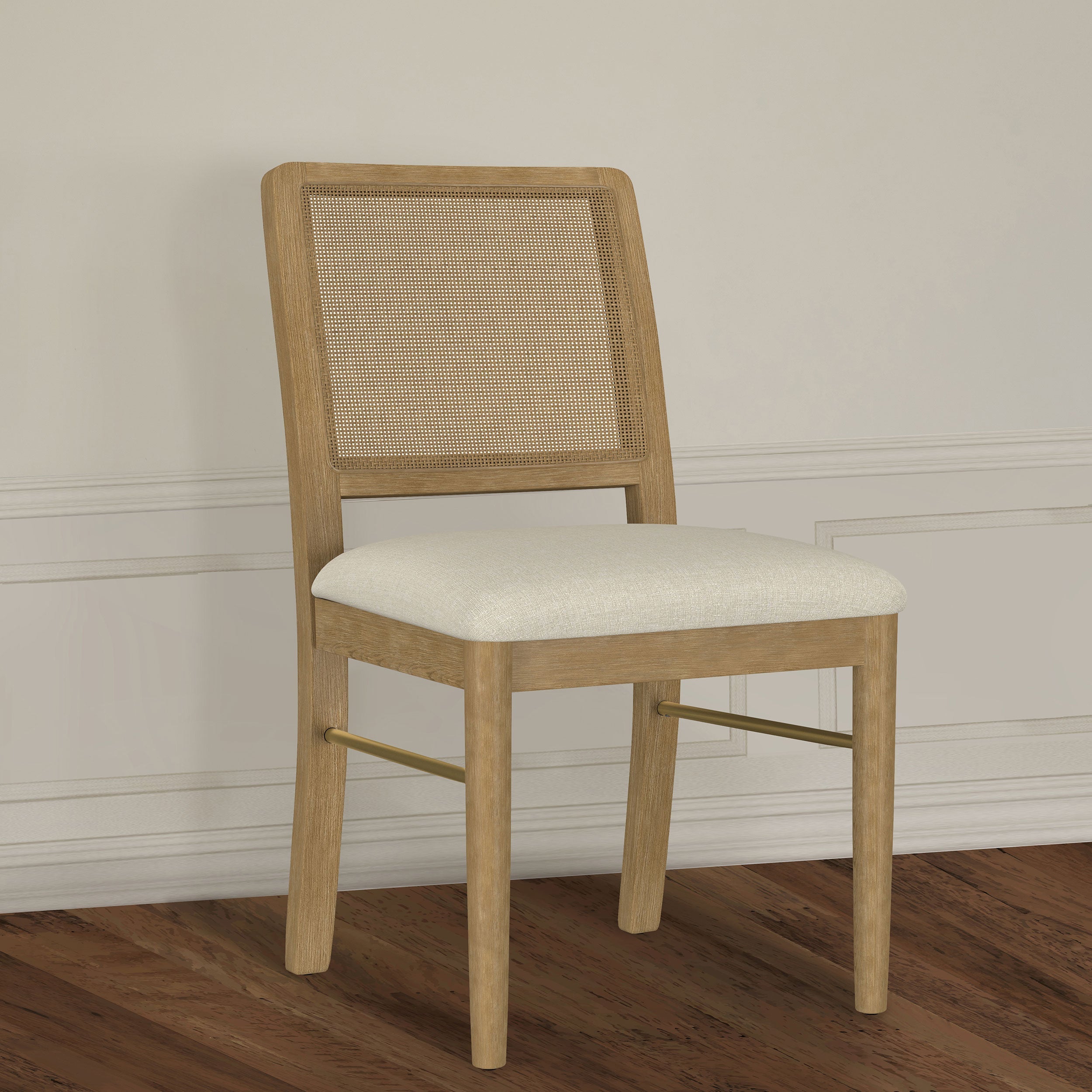 Arini Rattan Cane Dining Side Chair (Set of 2)