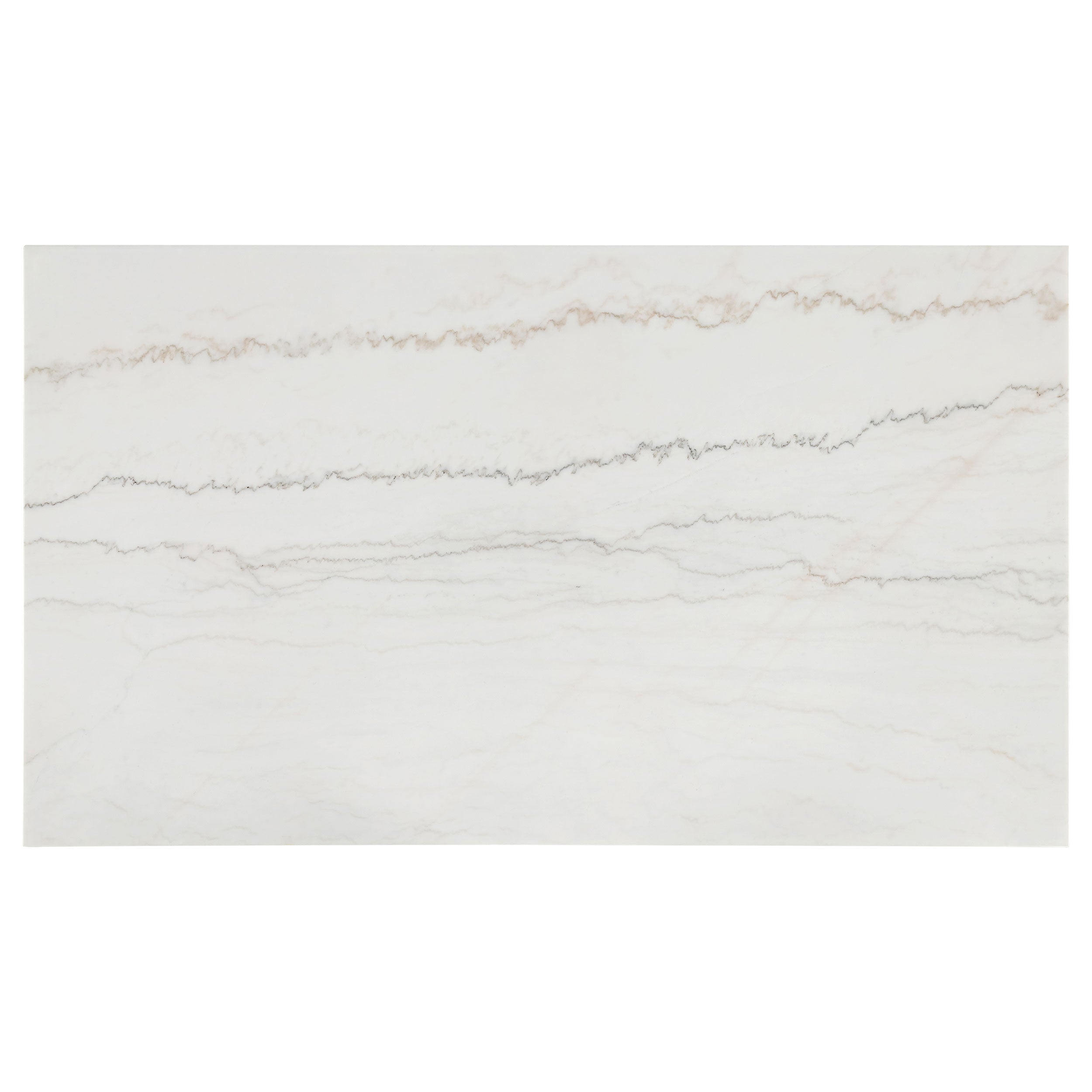 Averill 72-inch Rectangular White Marble Top Dining Table Coffee Bean