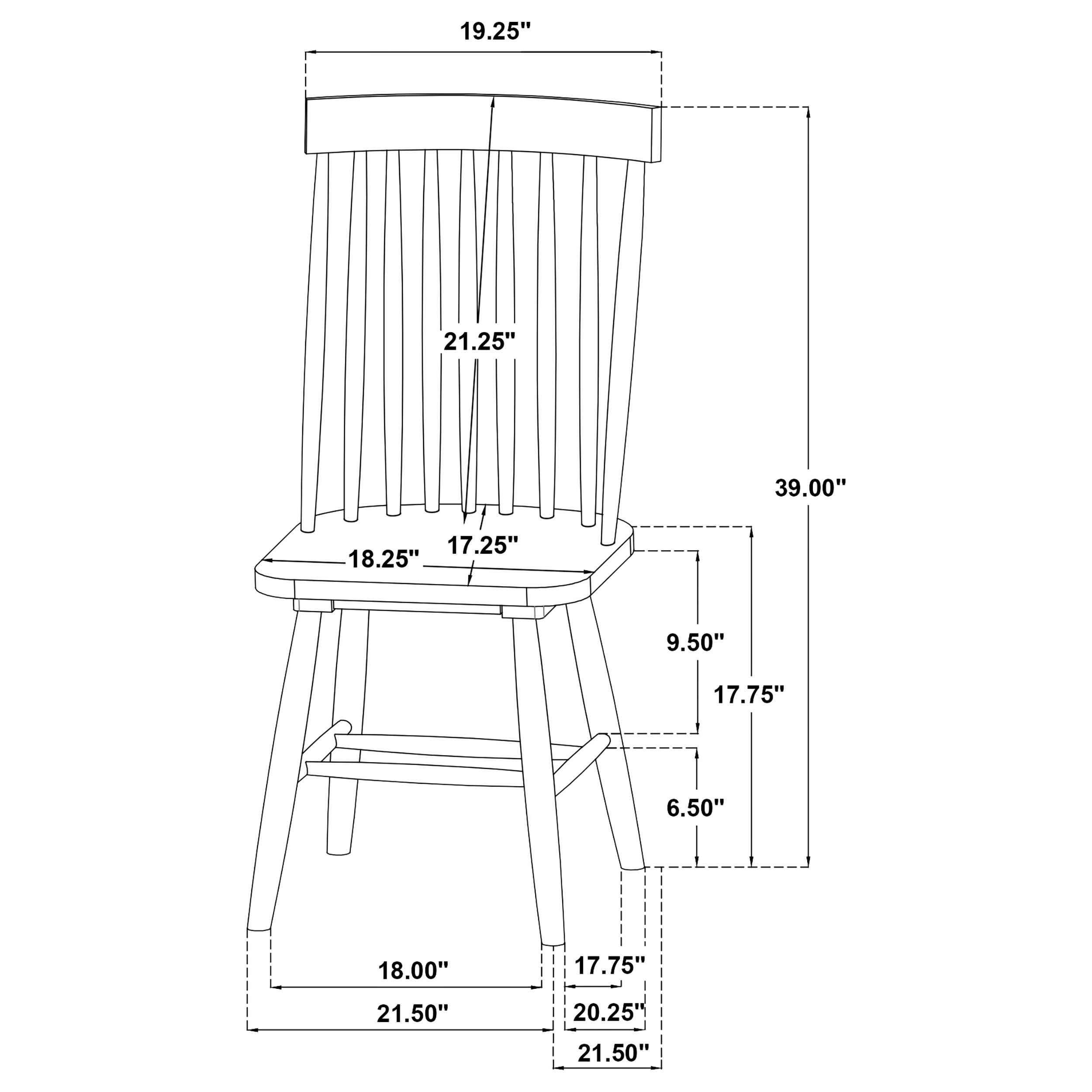 Andrews Round Wood Dining Room Table Set