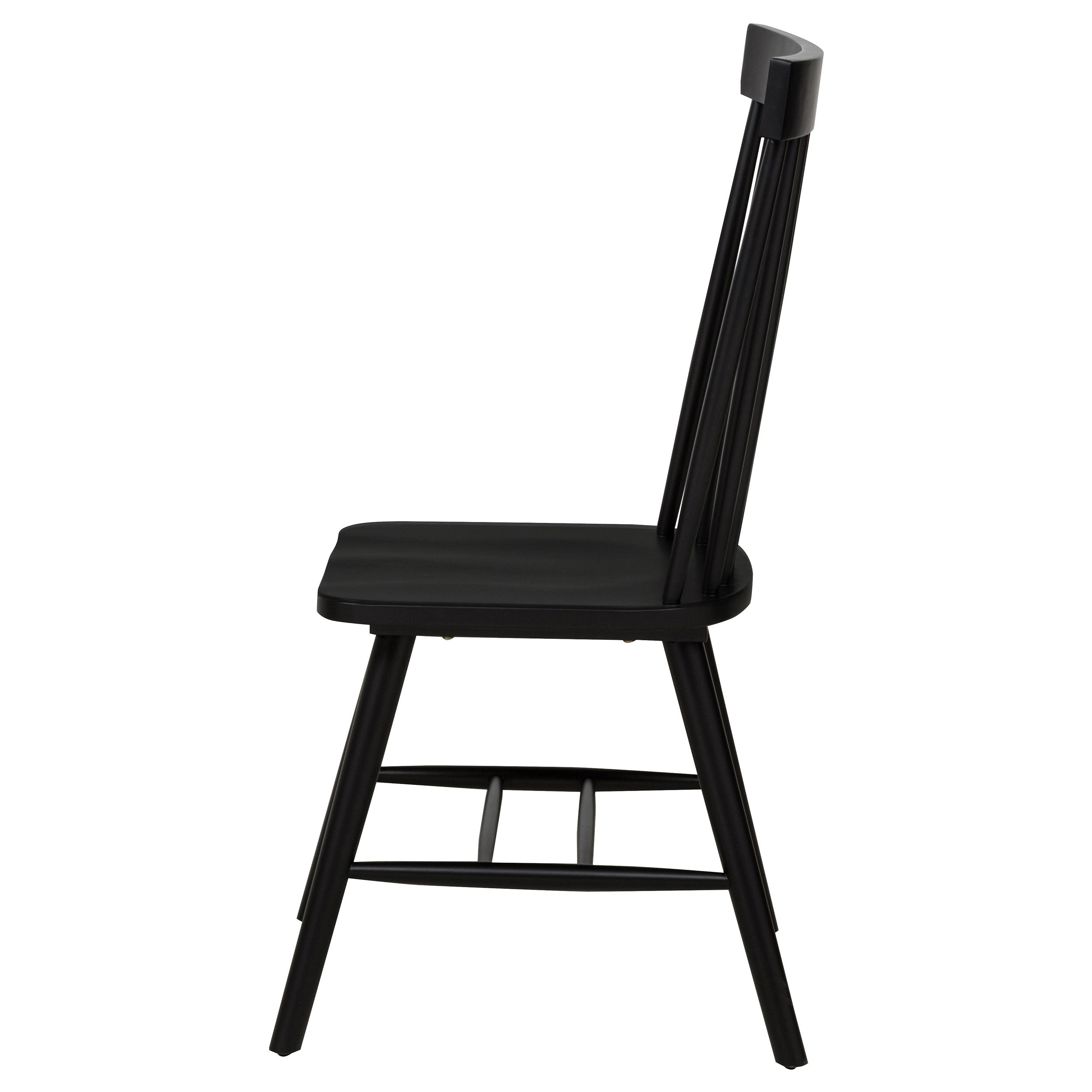 Andrews Windsor Spindle Back Dining Side Chair (Set of 2)