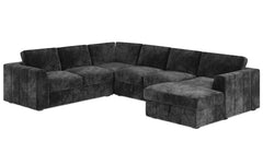 Armfield 4PC Sectional with Pop Up Sleeper & Storage