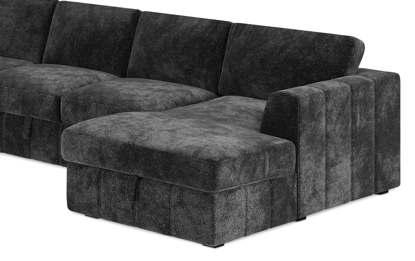 Armfield 4PC Sectional with Pop Up Sleeper & Storage