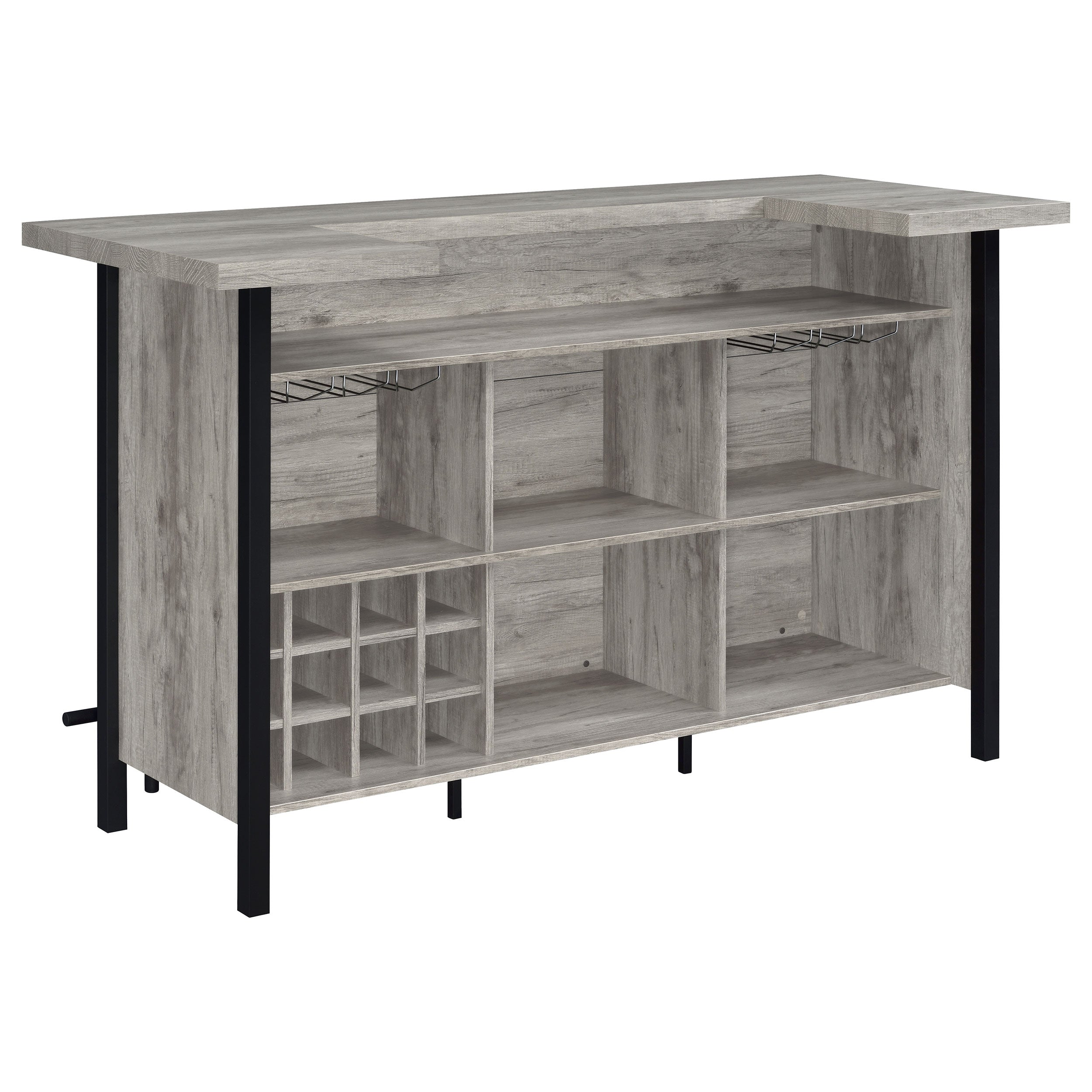 Bellemore Freestanding Home Bar Wine Cabinet