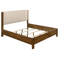 Adderley Wood Panel Bed Cream and