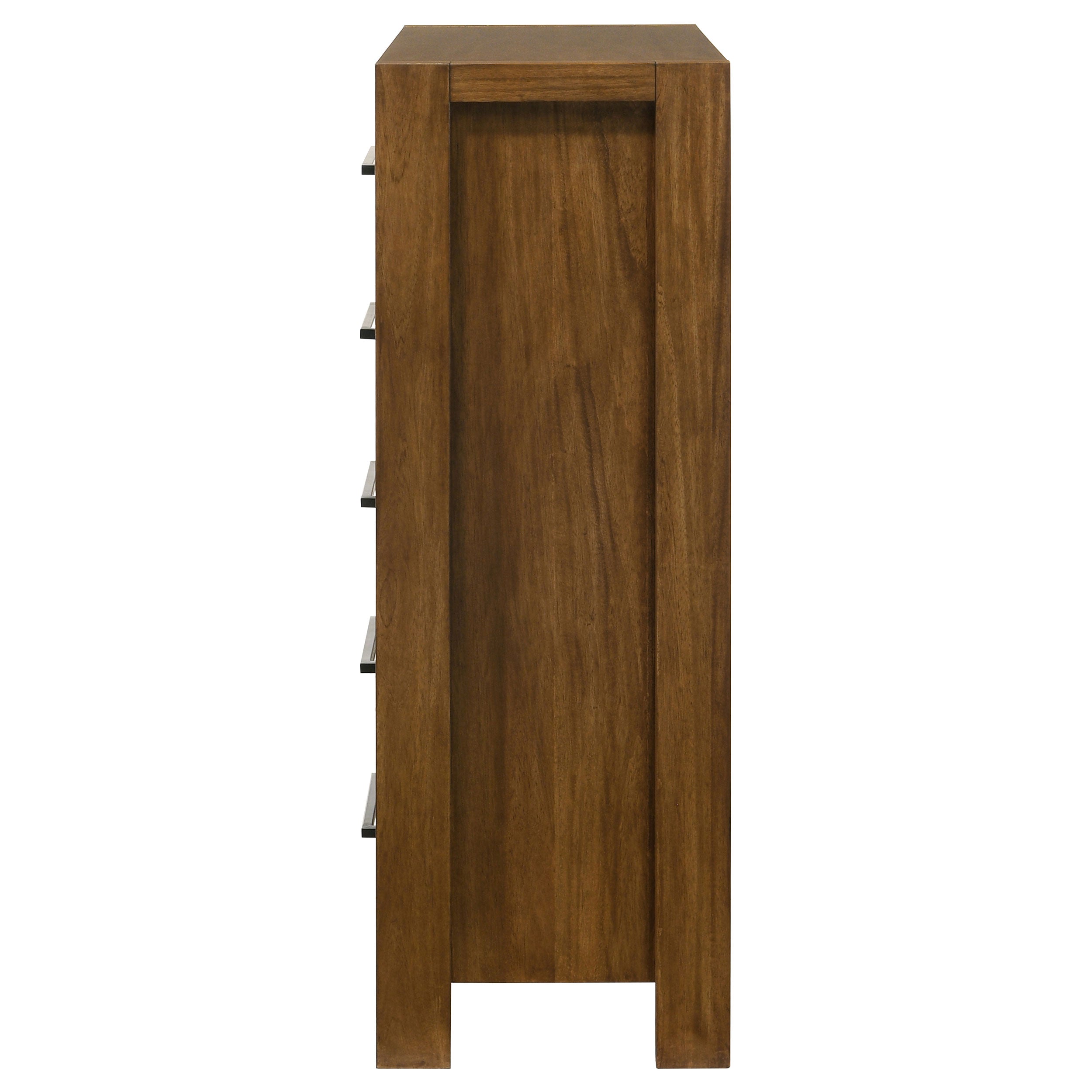 Adderley 5-drawer Bedroom Chest of Drawers Warm Brown