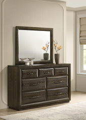 Atlas 7-drawer Bedroom Dresser Cabinet Dark Oak