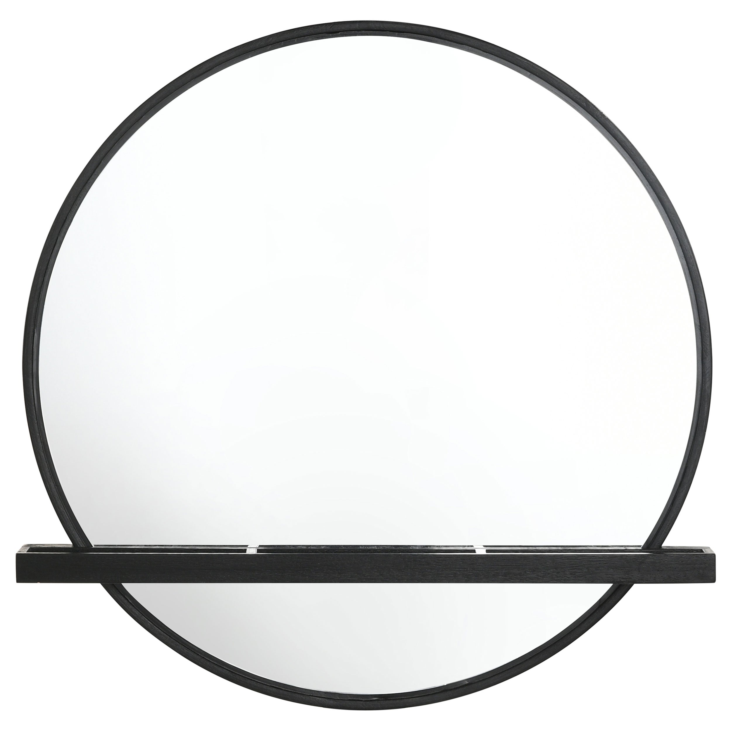 Arini Round Vanity Wall Mirror with Shelf