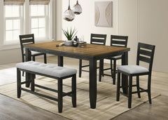 Bardstown Counter Height Bench Wheat Charcoal