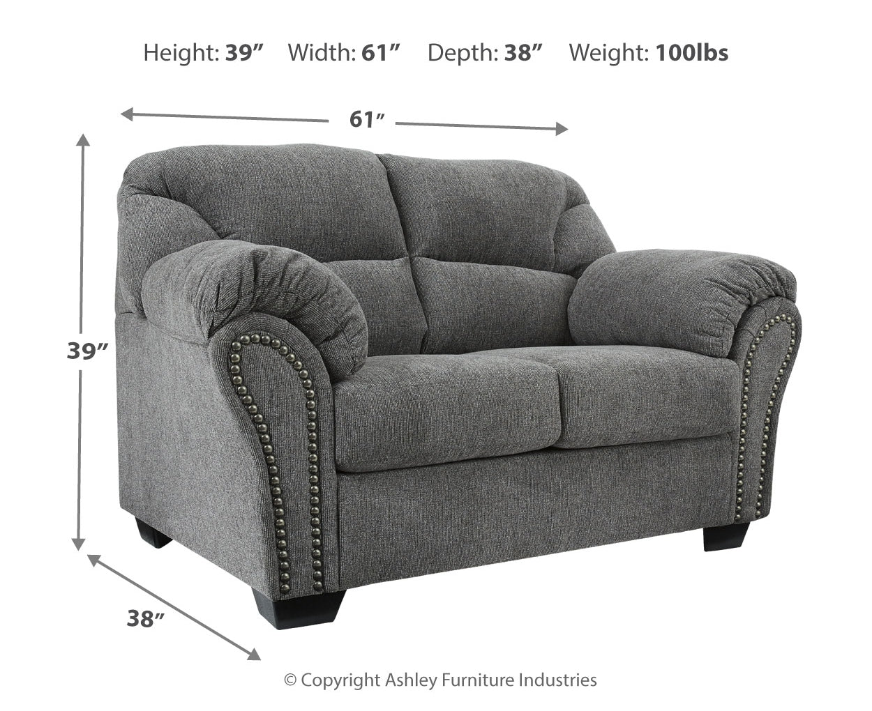 Allmaxx Loveseat