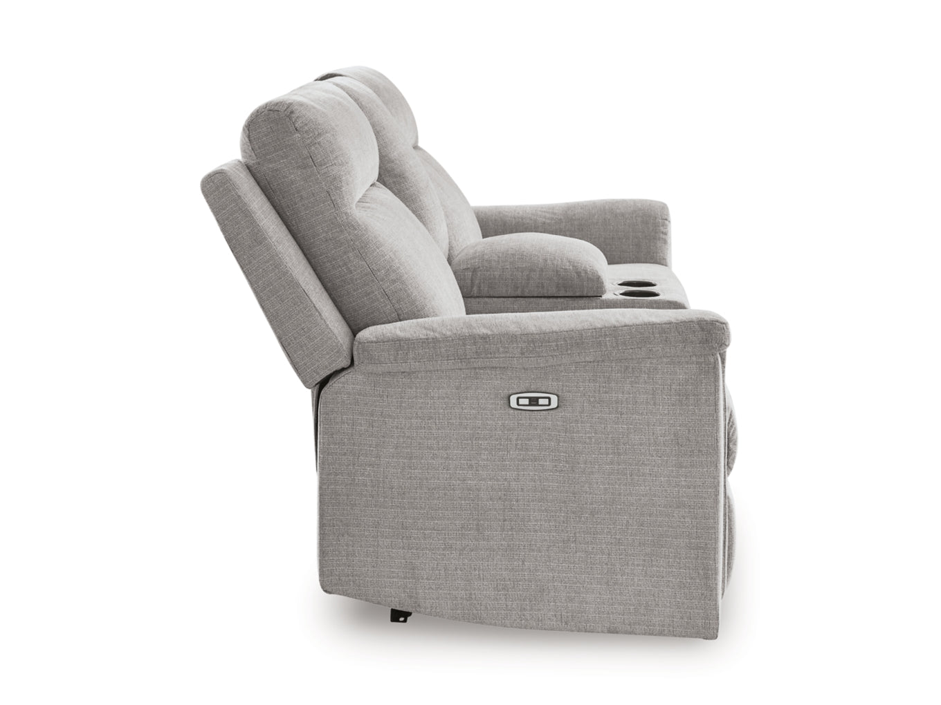 Barnsana DBL Reclining Power Loveseat w/Console