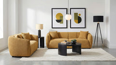 Aleisha Fabric Upholstered Sofa Set
