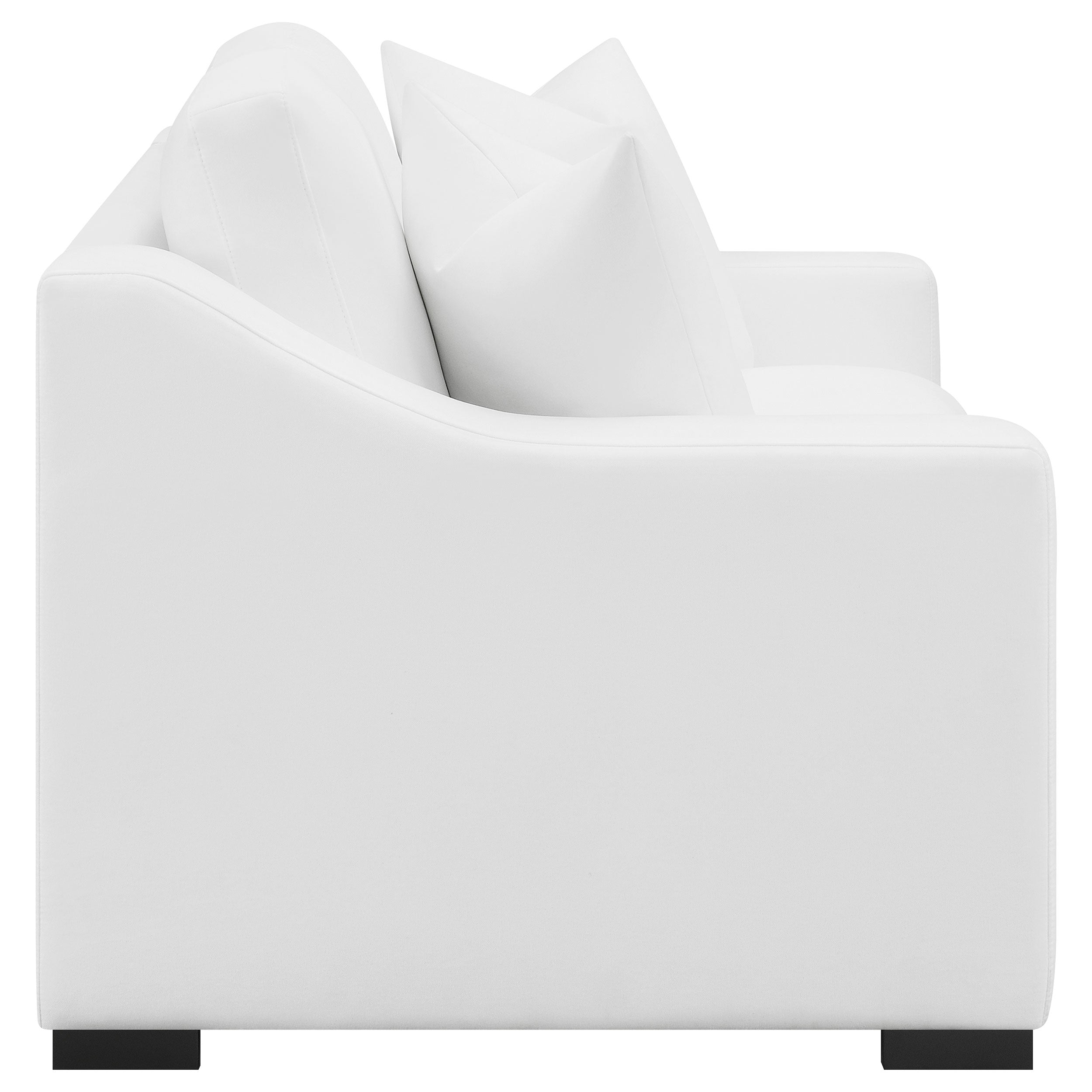 Ashlyn Upholstered Sloped Arm Sofa Set