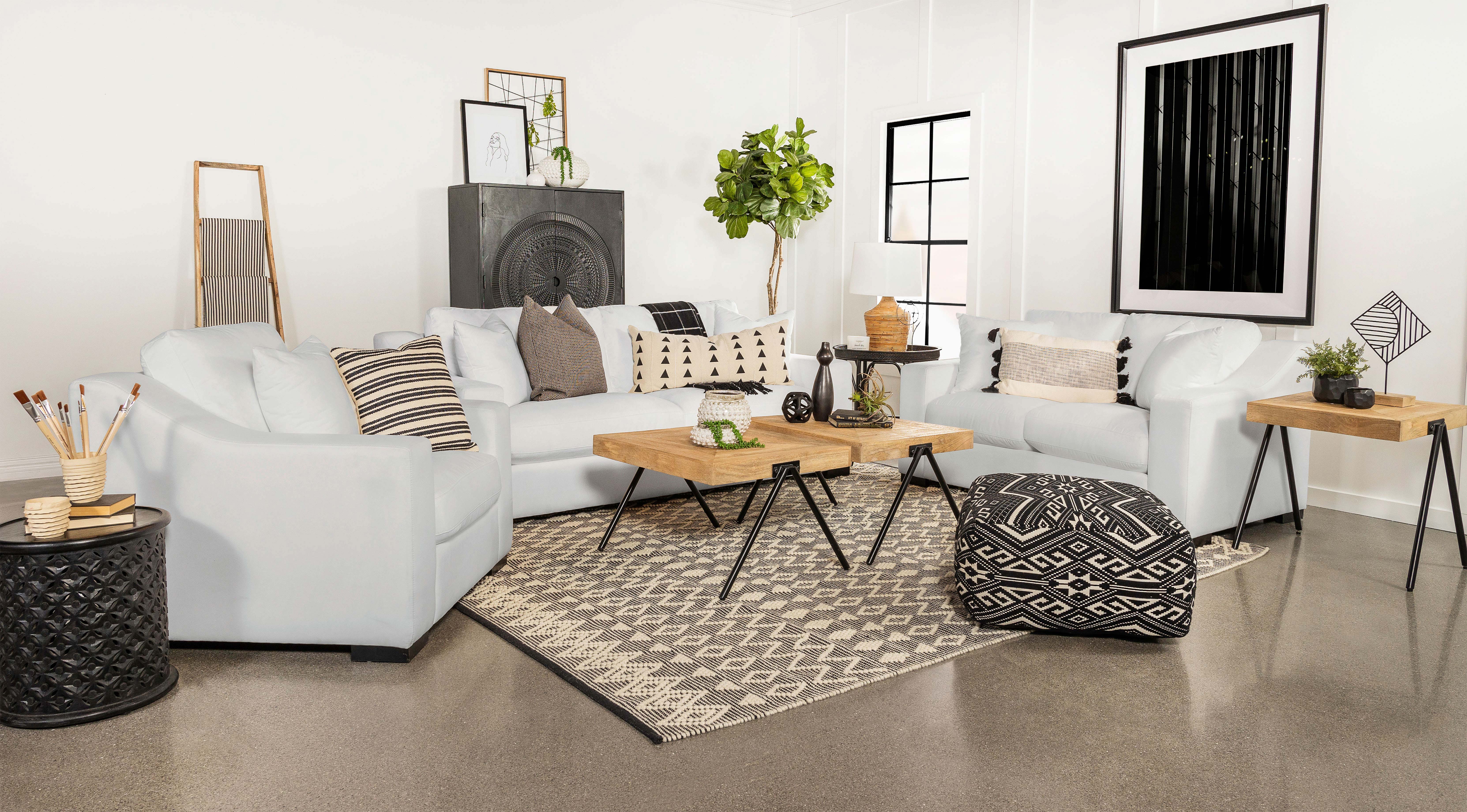 Ashlyn Upholstered Sloped Arm Sofa