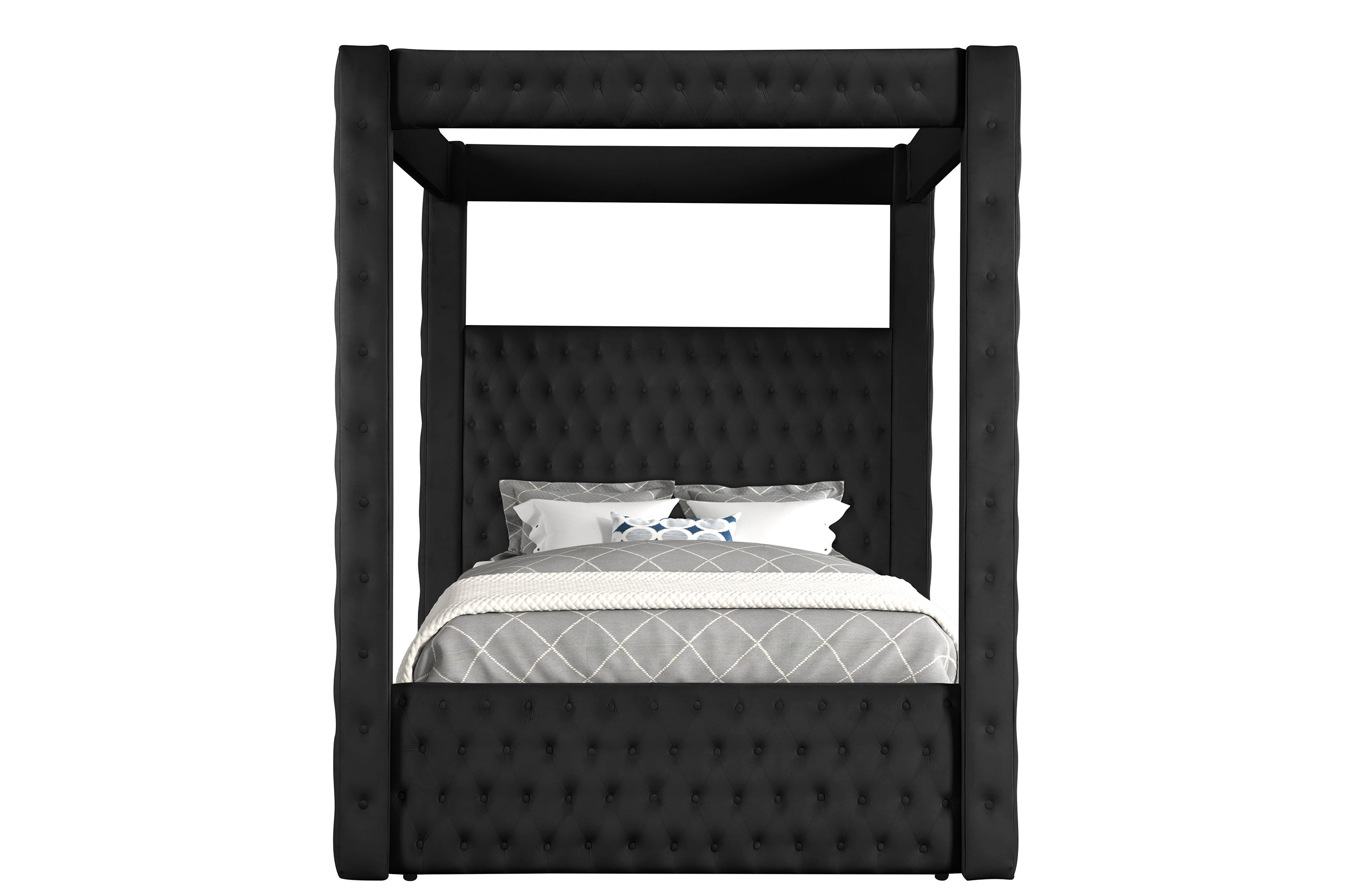 Annabelle Canopy Bed Black