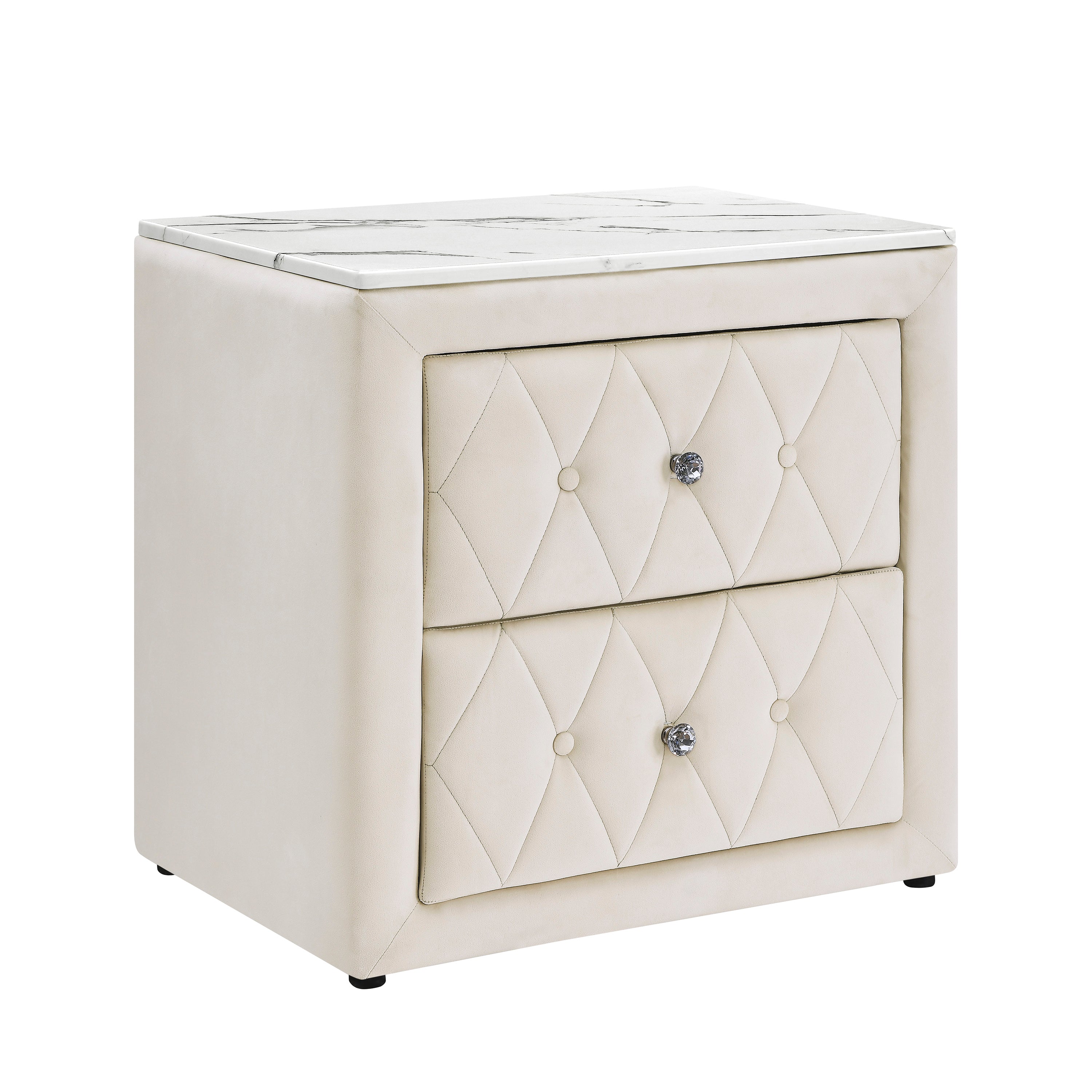 Annabelle Night Stand Ivory
