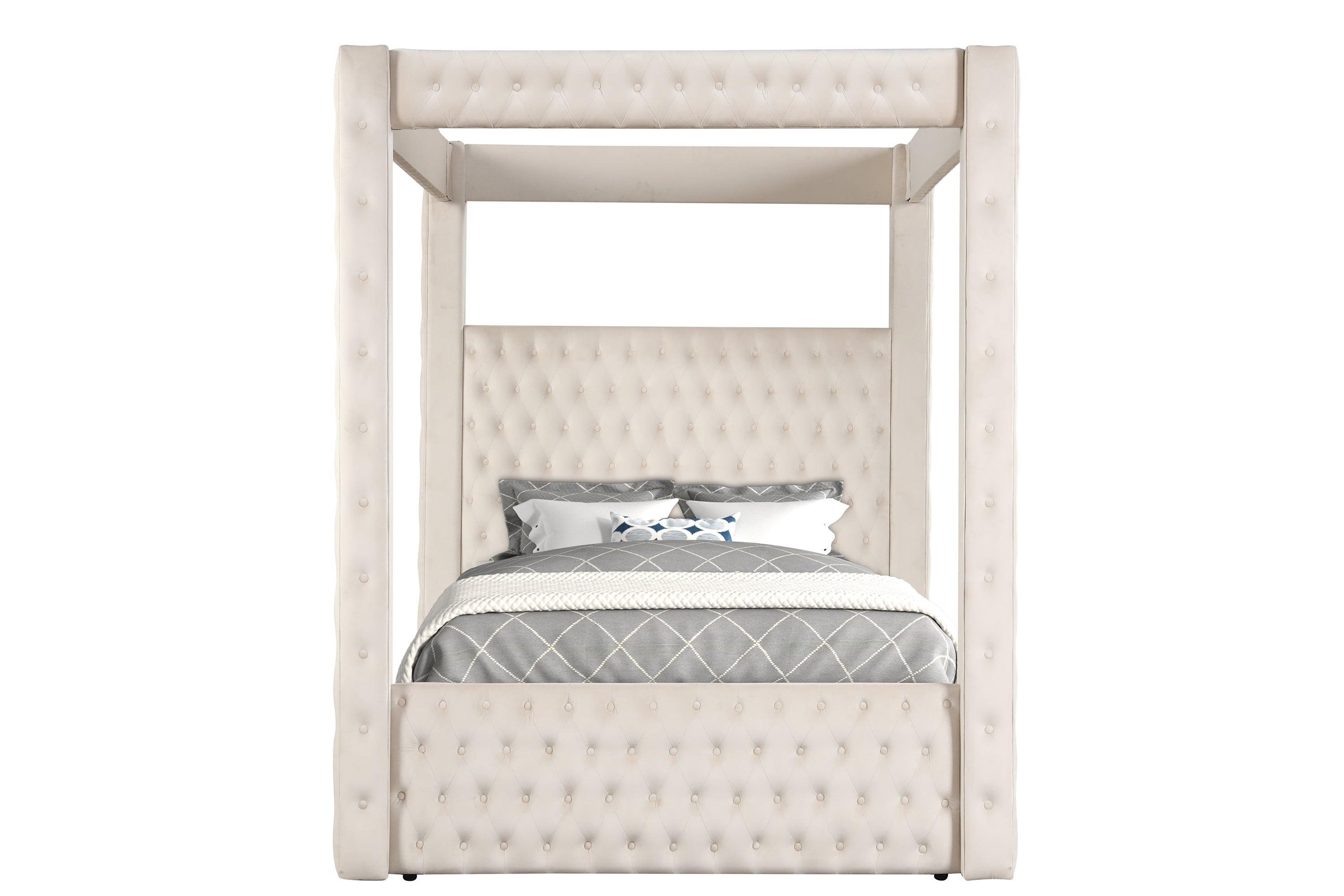 Annabelle Canopy Bed Ivory