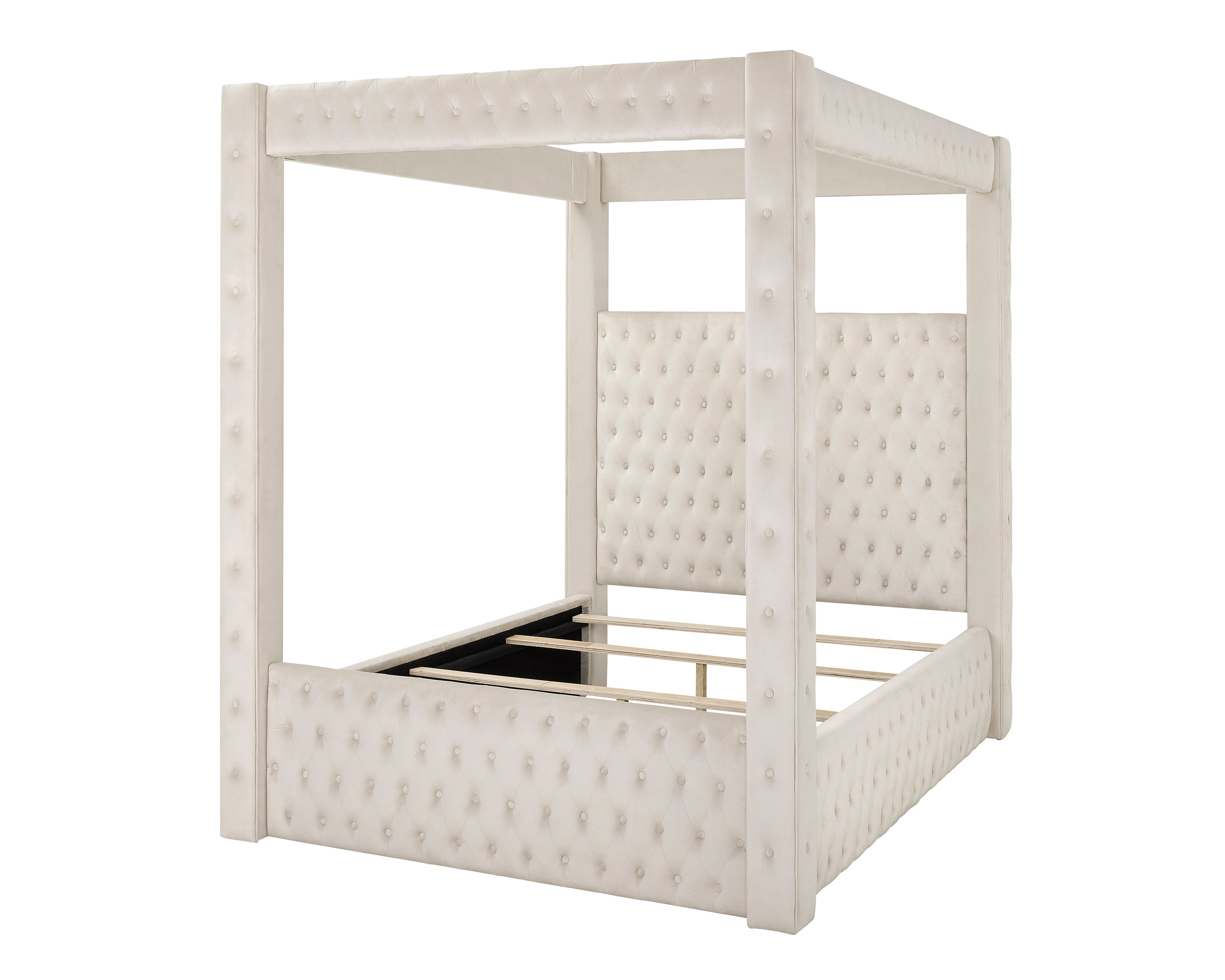 Annabelle Canopy Bed Ivory