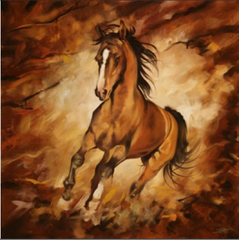 52484 Chocolate Horse By Marc Little