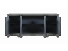 Antique Grey Accent Cabinet