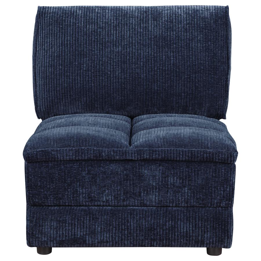 Atlantic Corduroy Upholstered Armless Set