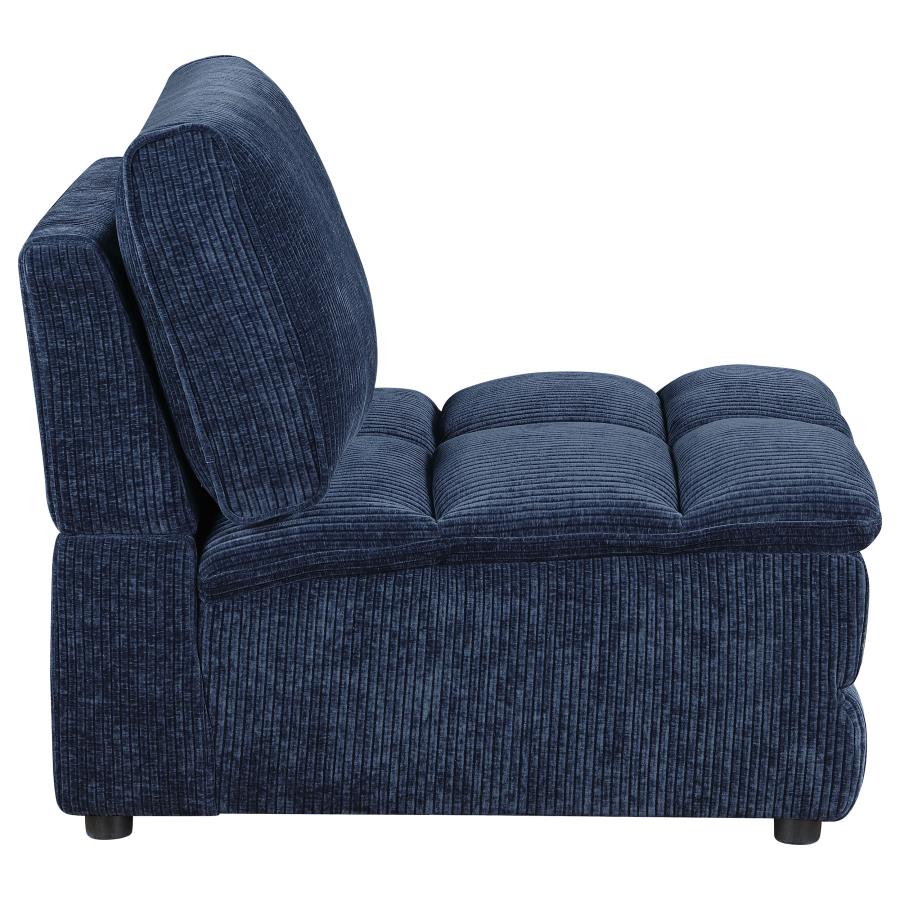 Atlantic Corduroy Upholstered Armless Set