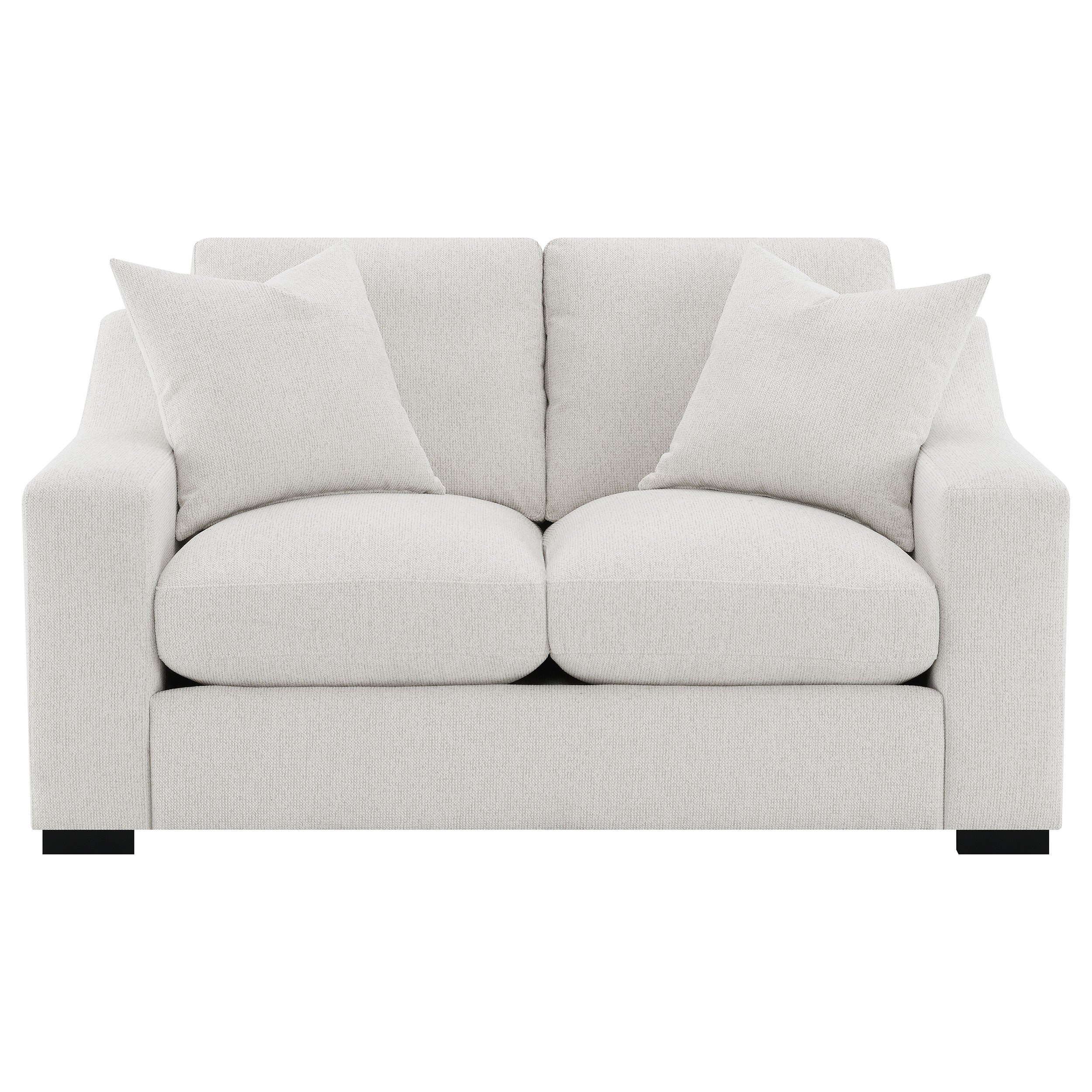 Ashlyn Upholstered Sloped Arm Loveseat