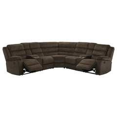 Atkinson Upholstered Reclining Sectional Sofa