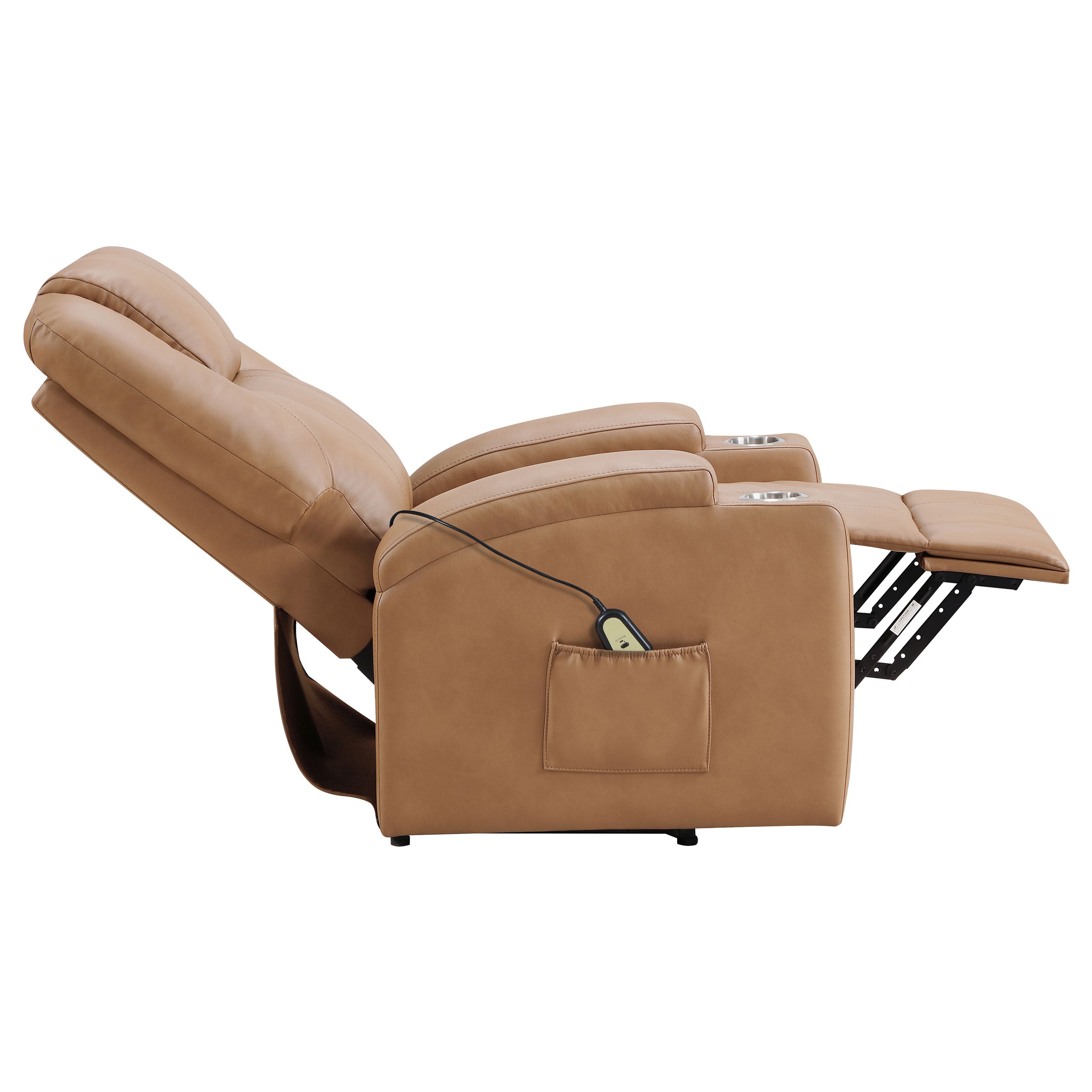 Armstrong Upholstered Power Lift Massage Recliner