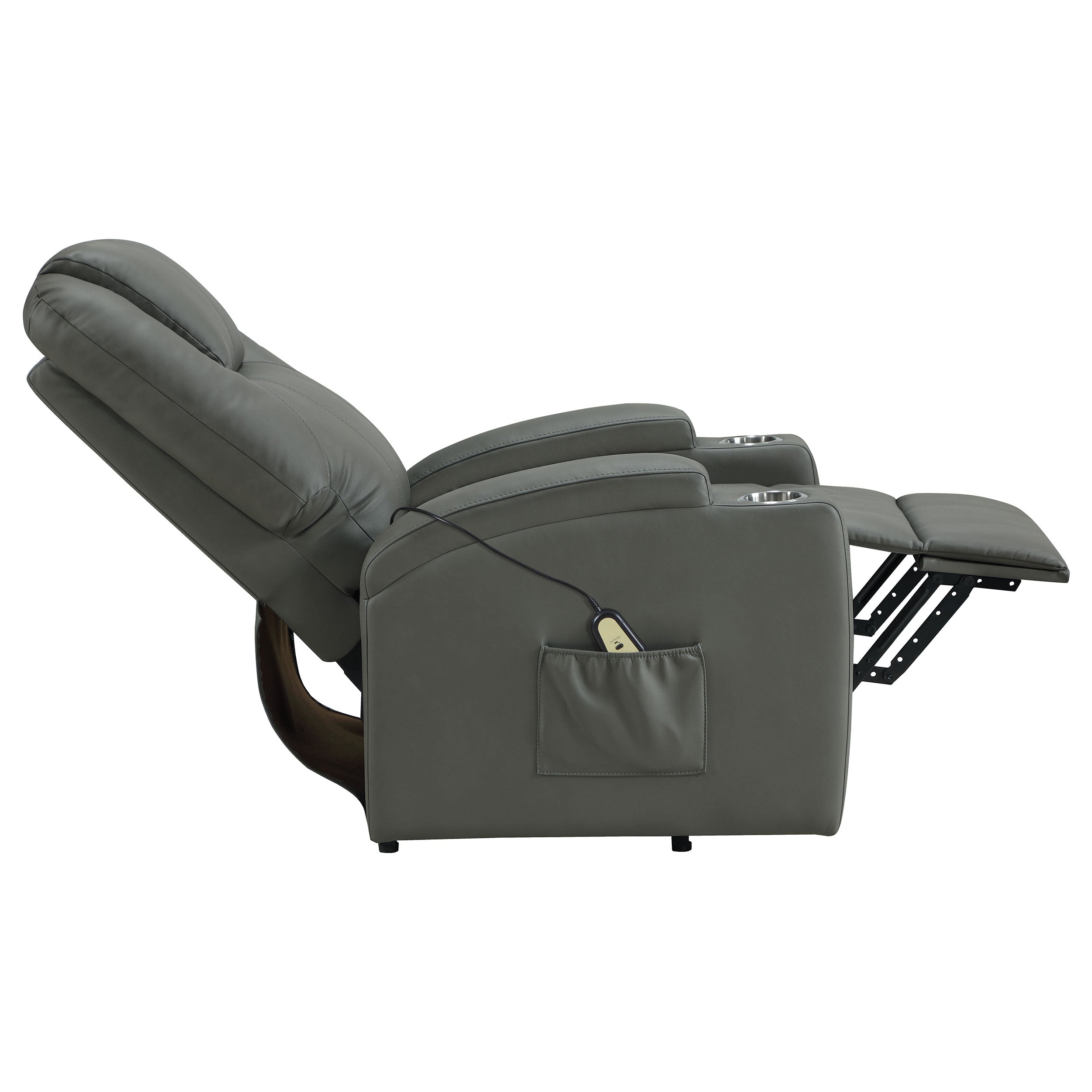 Armstrong Upholstered Power Lift Massage Recliner