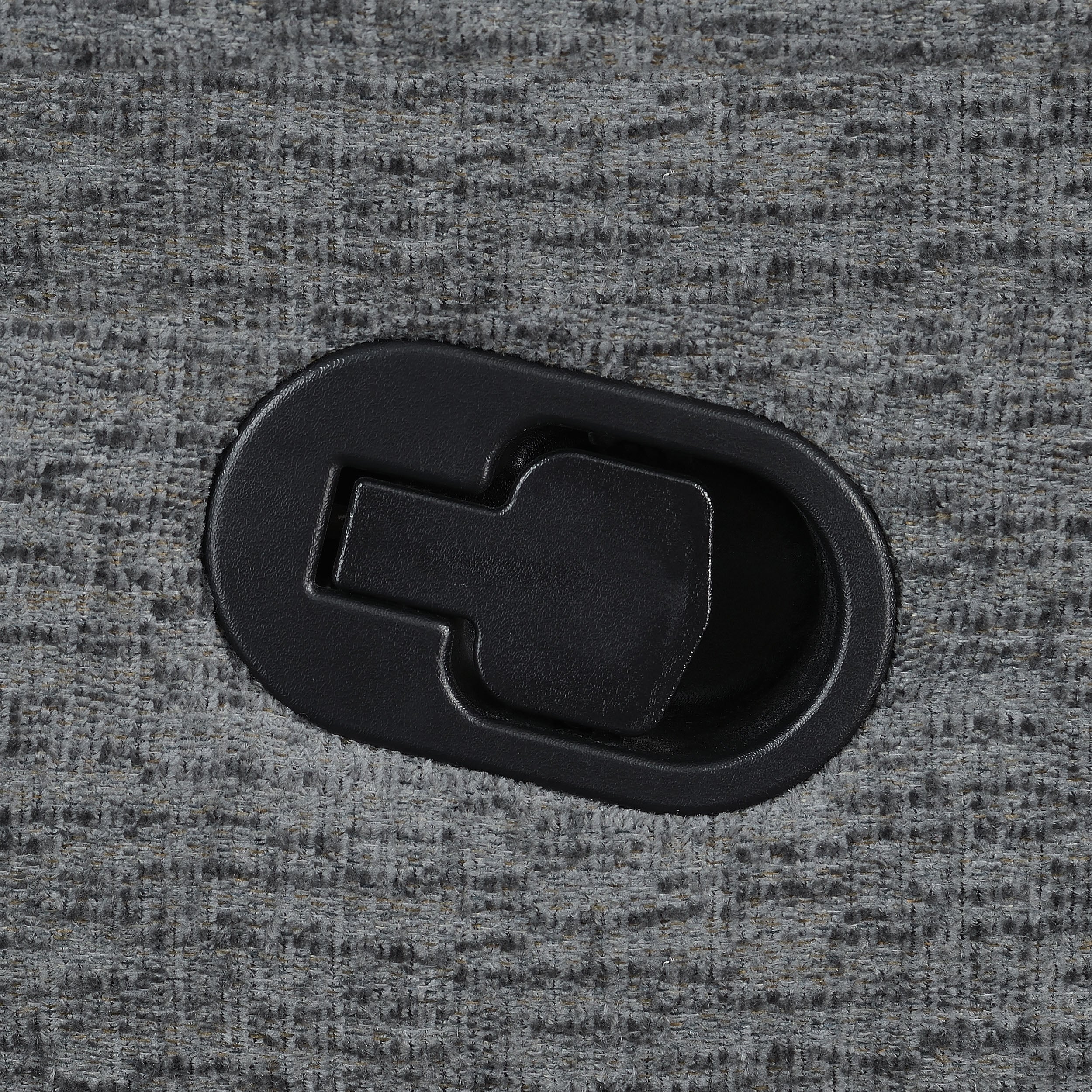 Bahrain Upholstered Glider Recliner Charcoal