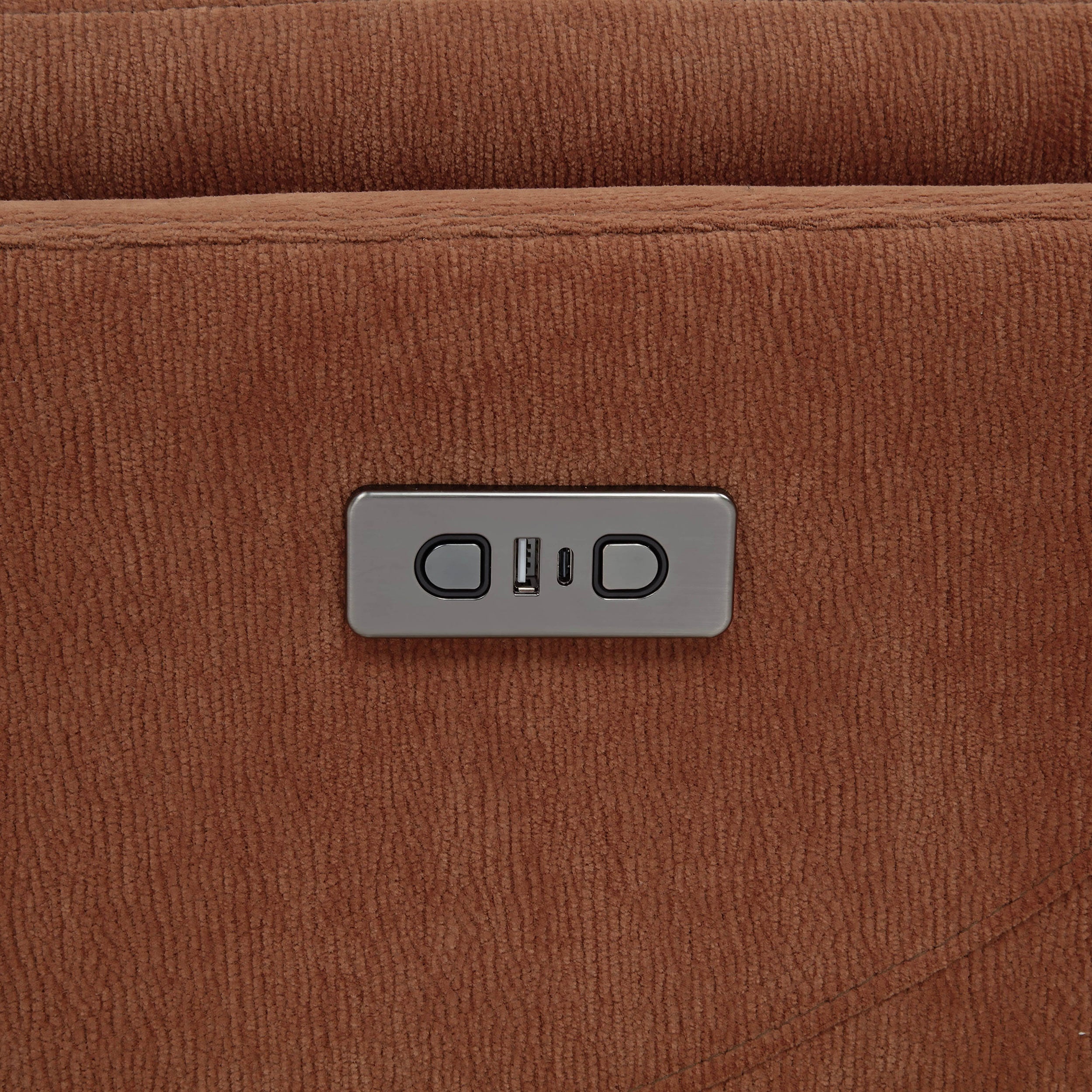 Adler Upholstered Power Swivel Glider Recliner