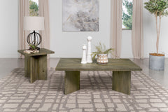 Andando Coffee and End Table Set Mango Brown