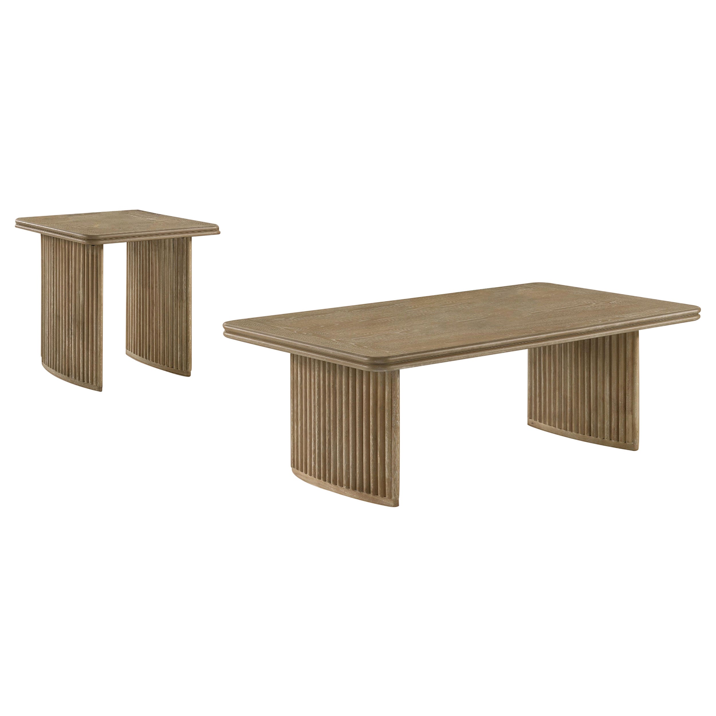 Adina Wood Coffee Table Set