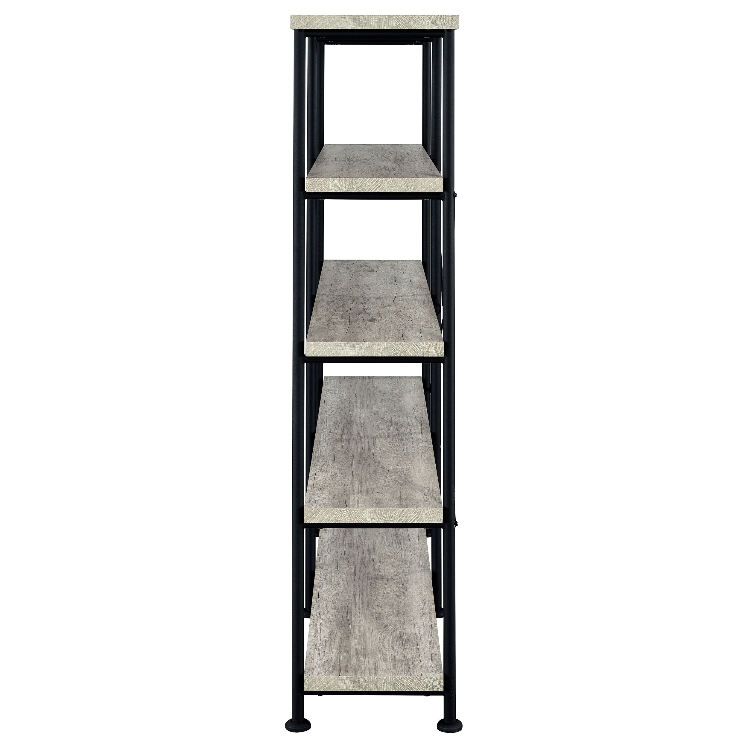 Analiese 63-inch 4-shelf Double Bookshelf