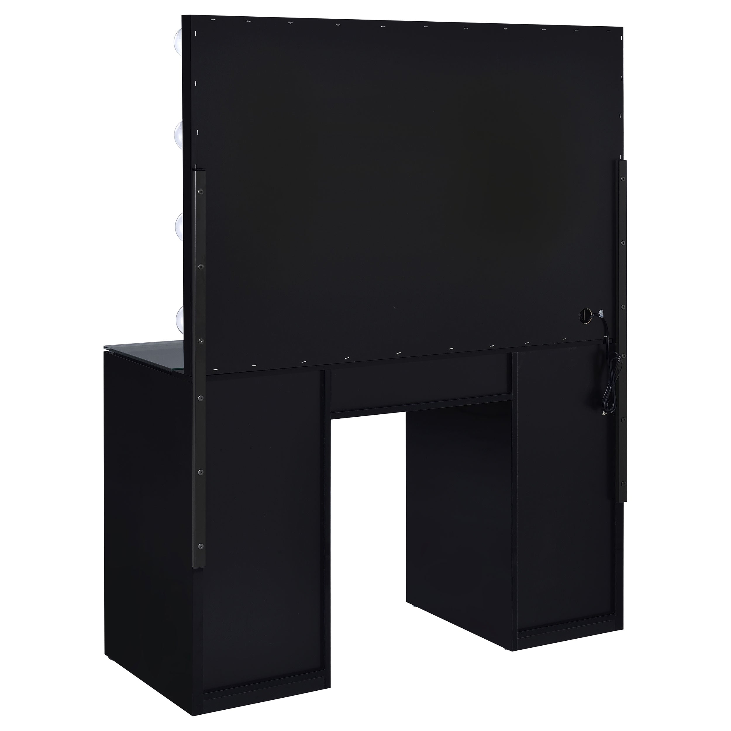 Acena 7-drawer Vanity Set with ing High Gloss