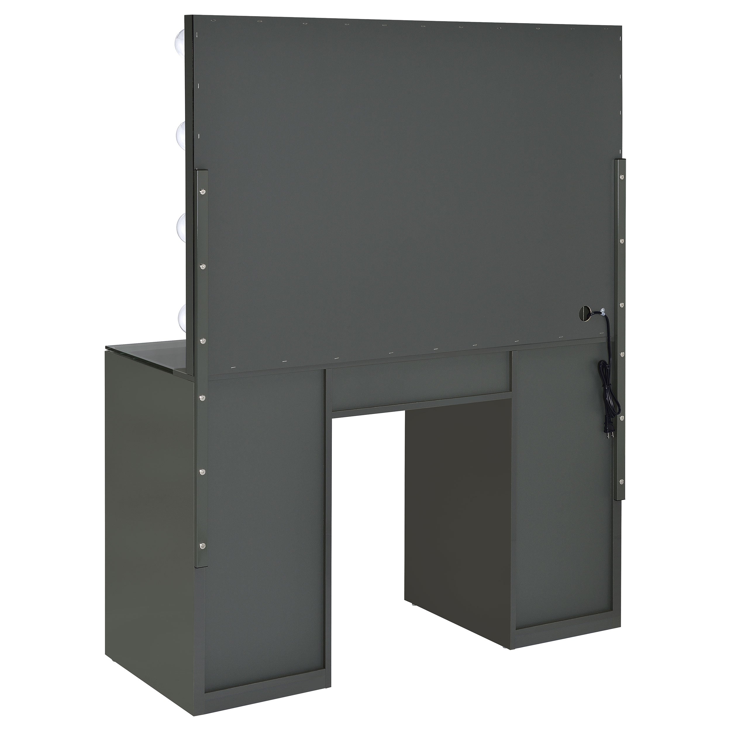 Acena 7-drawer Vanity Set with ing High Gloss