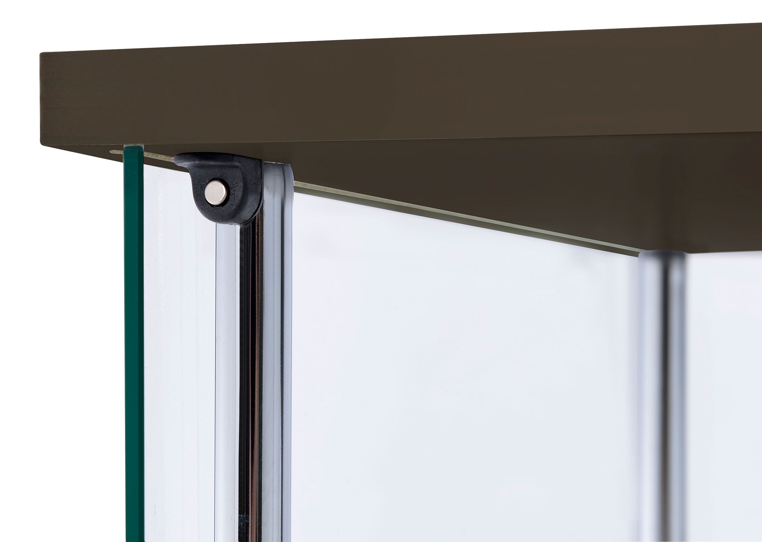 Bellatrix 4-shelf Clear Glass Curio Cabinet
