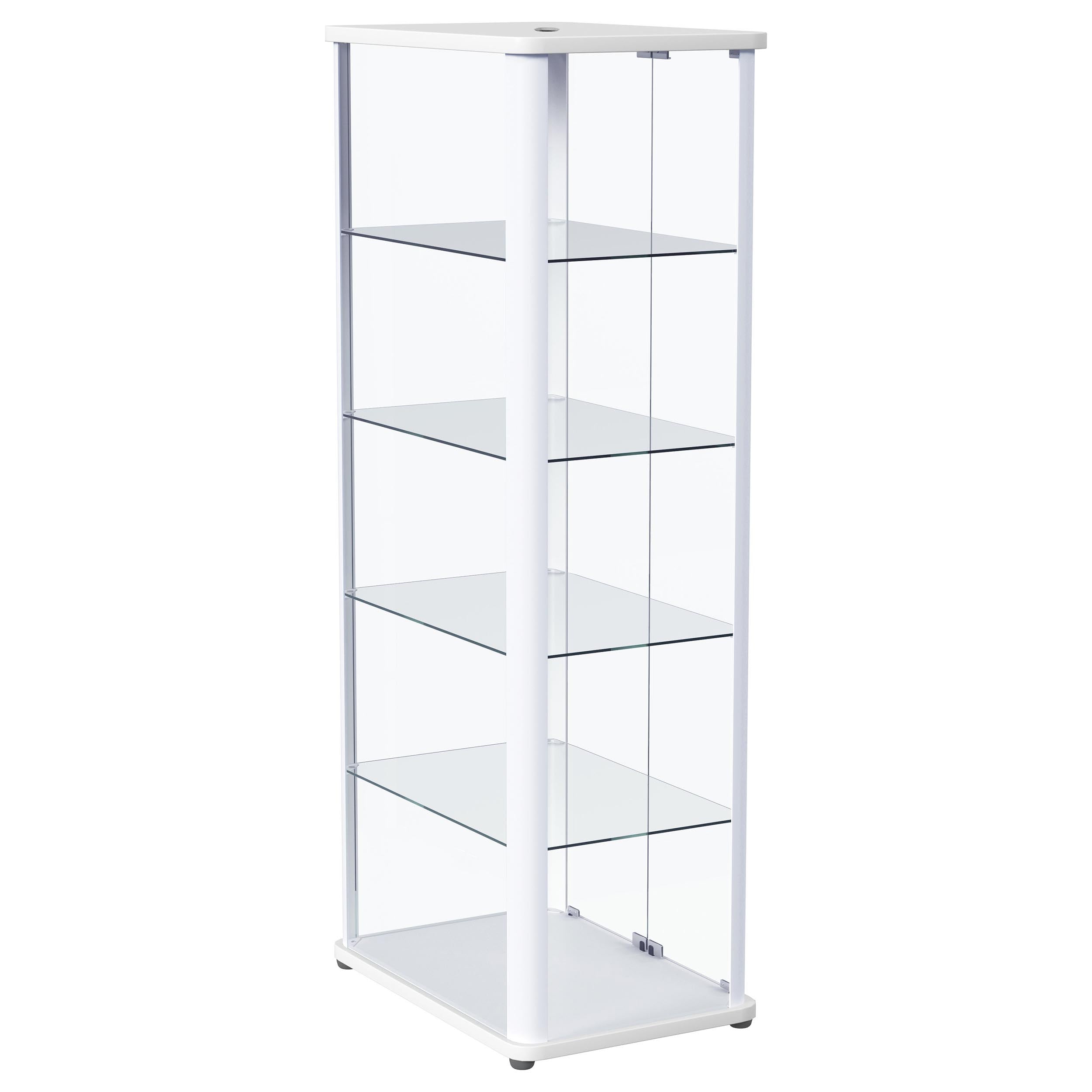 Aero 5-shelf Display Curio Cabinet with LED