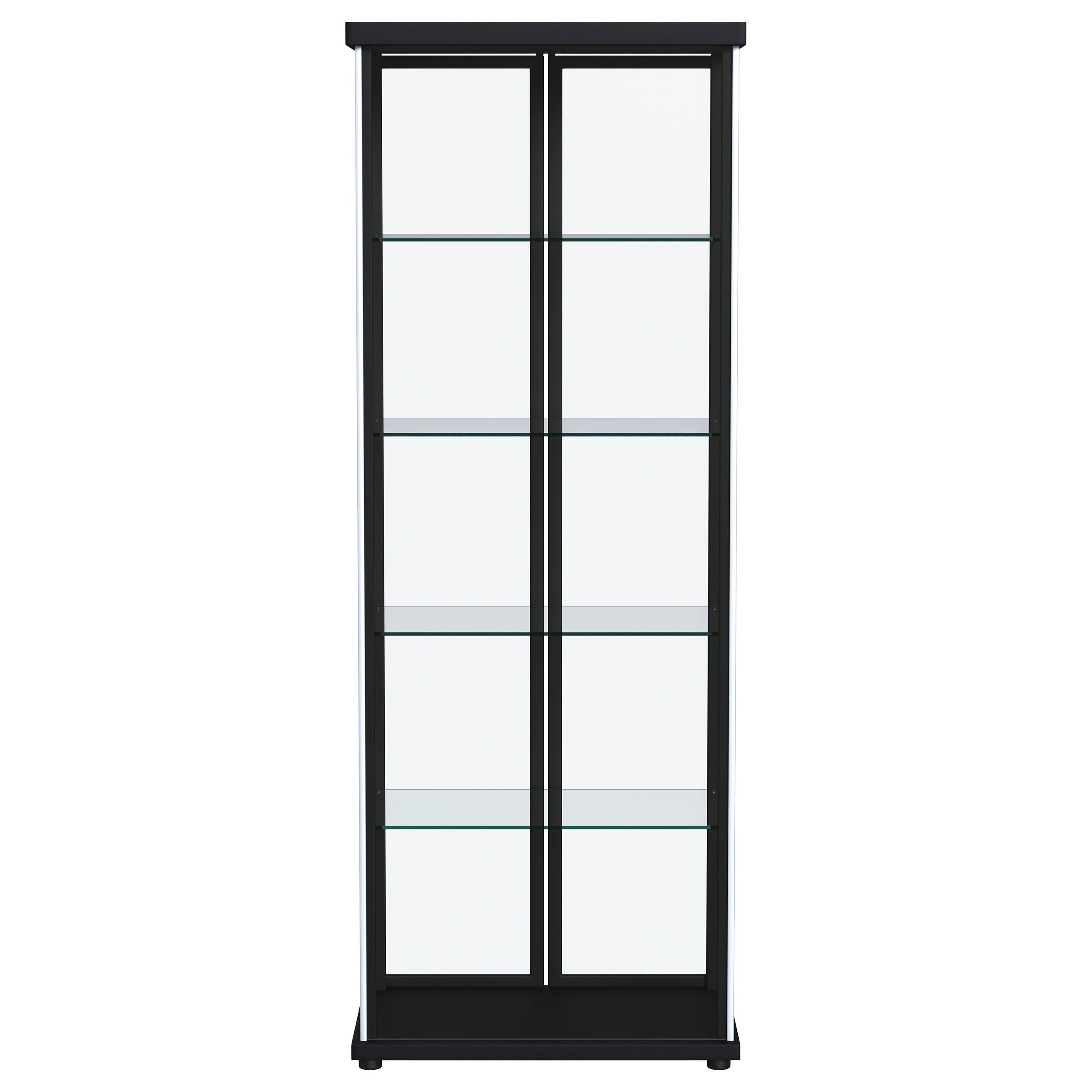 Aero 5-shelf Display Curio Cabinet with LED