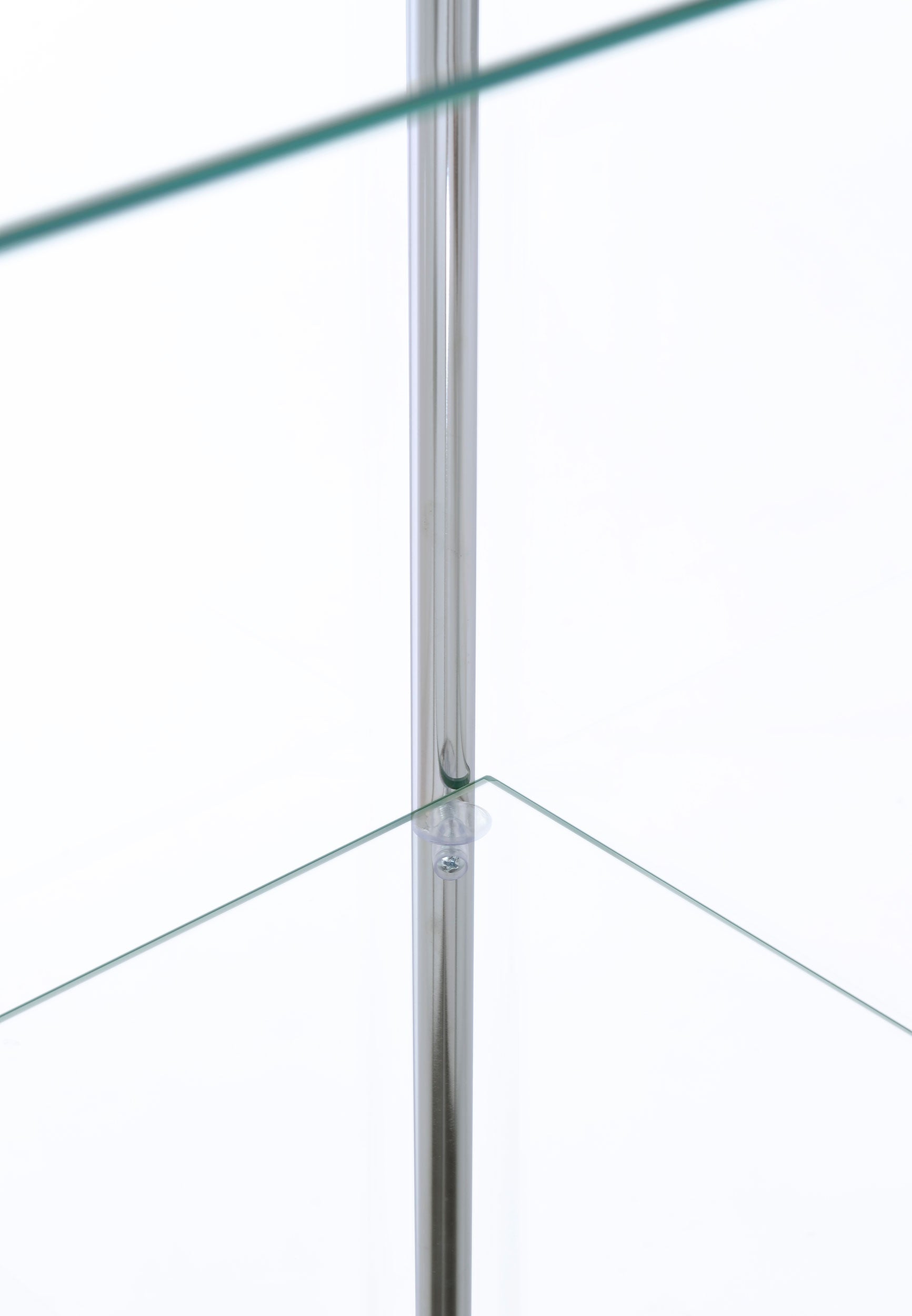 Bellatrix 4-shelf Clear Glass Curio Cabinet