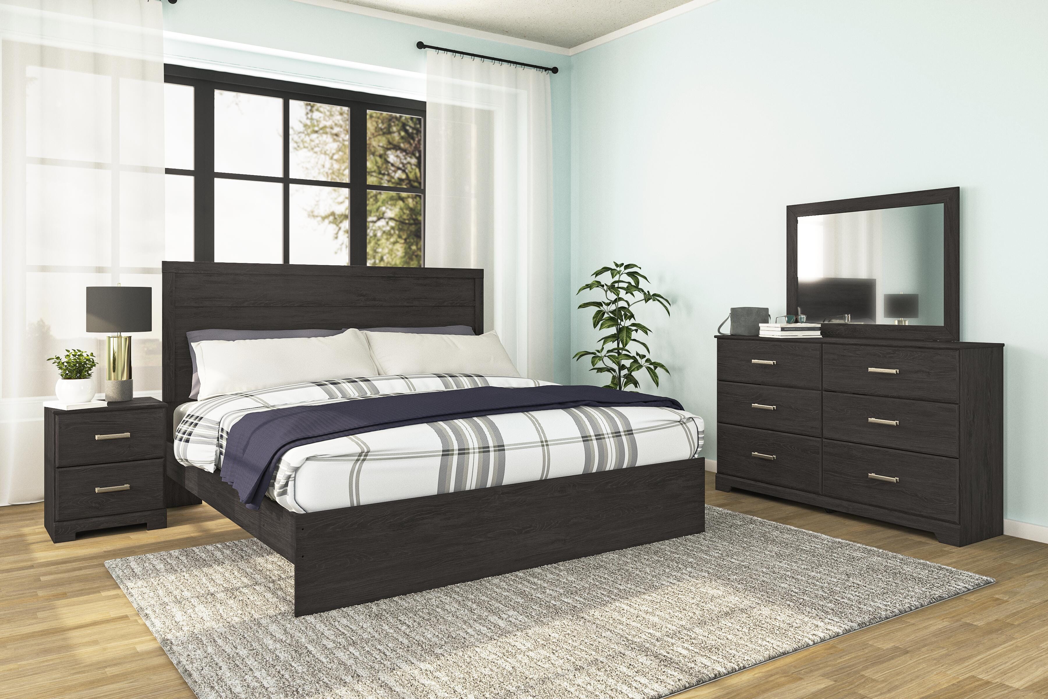 Belachime Panel Bed Bedroom Set