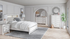 Altyra Panel Bookcase Bed Bedroom Set